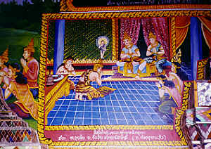 Vat Chome Khaou Maniratn, Houisai, Provinz Bokeo, Laos. (21.3 K)